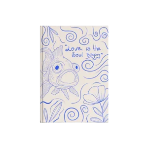 Love is the Soul Singing Kanvas Defter Ürün Görseli