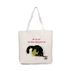 Cok Fazla Ugrasıyoruz Kanvas Çanta Ürün Görseli