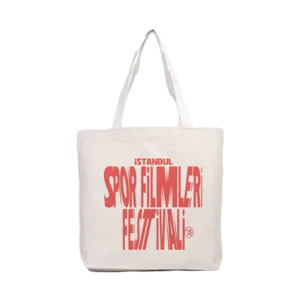 SPOR FİLMLERİ FESTİVALİ - KIRMIZI Kanvas Çanta Ürün Görseli