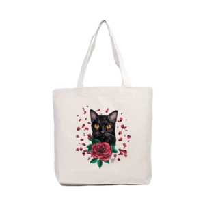 Kara Kanvas Çanta Ürün Görseli