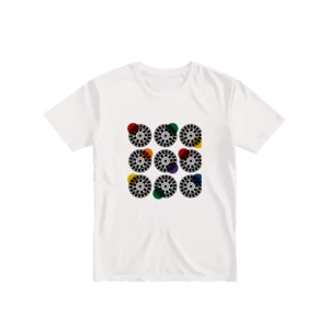 Rainbow lace cross Basic Tshirt Ürün Görseli