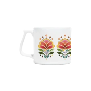 Soyut çiçek Artisan Kupa Ürün Görseli