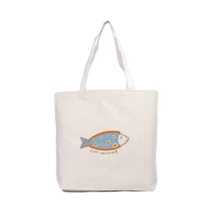 Aşka balıklama Kanvas Çanta Ürün Görseli