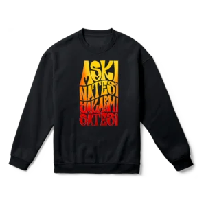 Aşkı Nateşi Oversize Sweatshirt Ürün Görseli