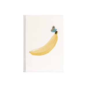 Bir Muzda Bir Kelebek Kanvas Defter Ürün Görseli