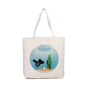 Teleskop Balığı Bobbie Kanvas Çanta Ürün Görseli