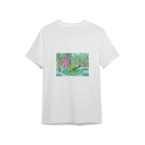 Bilimsel Olarak Doğru Tasvir Edilmiş Kermit Oversize Tshirt  Ürün Görseli