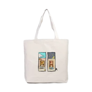 Aşıklar Kanvas Çanta Ürün Görseli