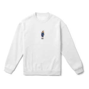 Beyaz Tavşanın Ta Kendisi Oversize Sweatshirt Ürün Görseli