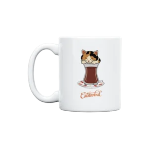 Catstanbul Çay İnce Belli Kupa Ürün Görseli