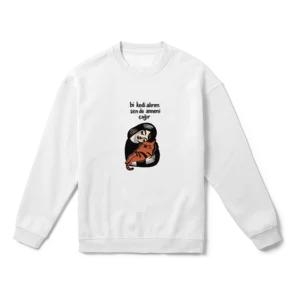Bi Kedi Alırım Oversize Sweatshirt Ürün Görseli