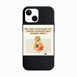 Kahve Kadını iPhone Kılıf Ürün Görseli