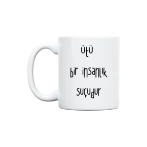 ütü bir suçtur Kupa Ürün Görseli