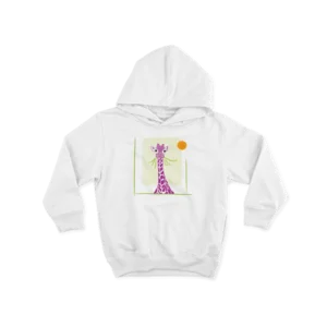 Mor Zürafa Çocuk Hoodie Ürün Görseli