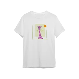 Mor Zürafa Oversize Tshirt  Ürün Görseli