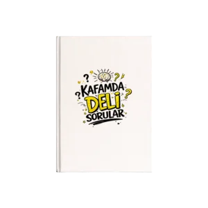 KAFAMDA DELİ SORULAR Kanvas Defter Ürün Görseli
