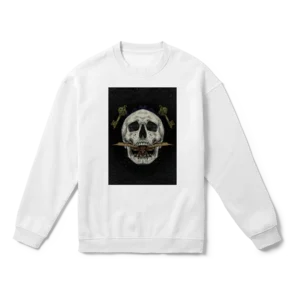 Memento Mori – Death Moth & Skull Oversize Sweatshirt Ürün Görseli