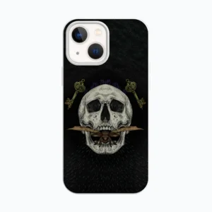 Memento Mori – Death Moth & Skull iPhone Kılıf Ürün Görseli