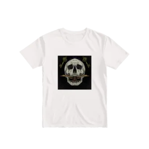 Memento Mori – Death Moth & Skull Basic Tshirt Ürün Görseli