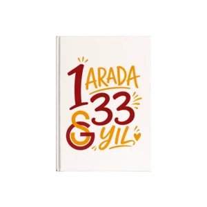 1 Arada 33 Yıl Kanvas Defter Ürün Görseli