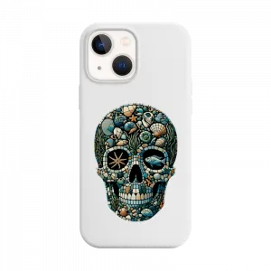 Okyanus Temalı Mozaik Kafatası iPhone Kılıf Ürün Görseli
