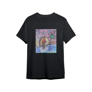 pembe gün batımı Oversize Tshirt  Ürün Görseli
