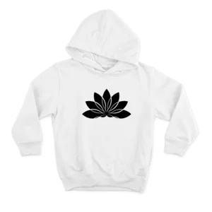 Lotus Çiçeği Gölge Sanatı S Hoodie Ürün Görseli