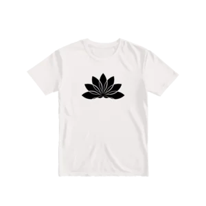 Lotus Çiçeği Gölge Sanatı S Basic Tshirt Ürün Görseli