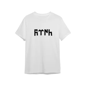 Türk - Modern Göktürk Tipografisi Oversize Tshirt  Ürün Görseli