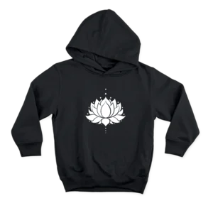 Lotus Çiçeği Kutsal Geometri Gölge Sanatı B Hoodie Ürün Görseli