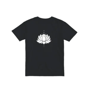 Lotus Çiçeği Kutsal Geometri Gölge Sanatı B Basic Tshirt Ürün Görseli