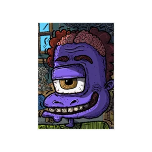 Smirking Purple Poster Ürün Görseli