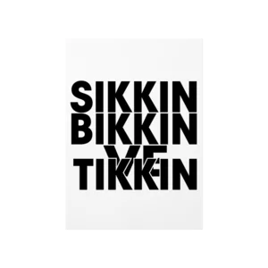 SIKKIN AMA BİRAZ DAHA SİYAH Poster Ürün Görseli