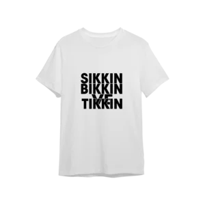 SIKKIN AMA BİRAZ DAHA SİYAH Oversize Tshirt Ürün Görseli