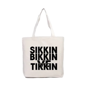 SIKKIN AMA BİRAZ DAHA SİYAH Kanvas Çanta Ürün Görseli