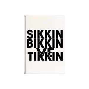 SIKKIN AMA BİRAZ DAHA SİYAH Kanvas Defter Ürün Görseli