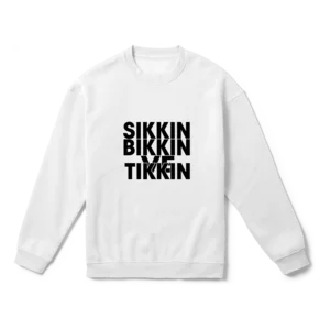 SIKKIN AMA BİRAZ DAHA SİYAH Oversize Sweatshirt Ürün Görseli