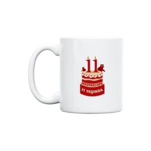 11 yıldır birlikteyiz 🎂 Kupa Ürün Görseli