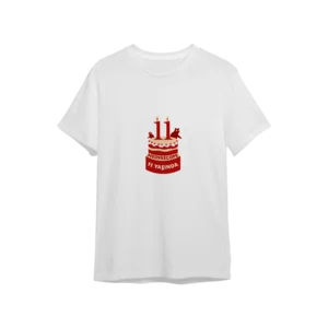 11 yıldır birlikteyiz 🎂 Oversize Tshirt  Ürün Görseli
