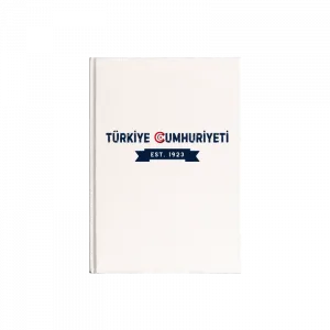 Türkiye Cumhuriyeti Est. 1923 Kanvas Defter Ürün Görseli