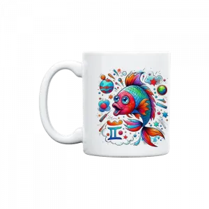 Balık Burcu, renkli balık  Kupa Ürün Görseli