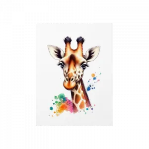Sevimli Zürafa Poster Ürün Görseli