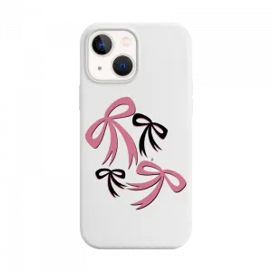 pink black bows iPhone Kılıf Ürün Görseli