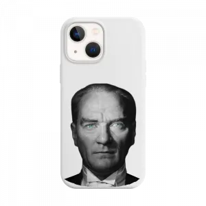 Mustafa Kemal Atatürk Portresi, Mavi Gözlü iPhone Kılıf Ürün Görseli