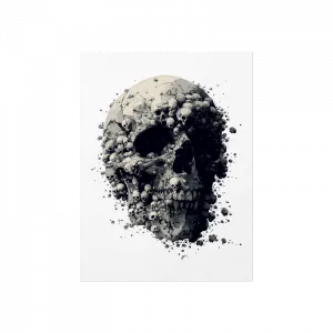 Skull Bubble Poster Ürün Görseli