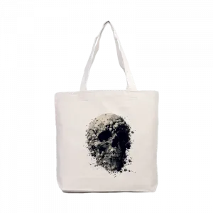 Skull Bubble Kanvas Çanta Ürün Görseli