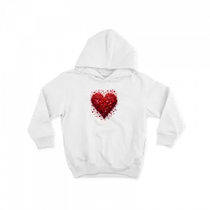 Gülden kalp, sevgililer günü, Valentine's Day Çocuk Hoodie Ürün Görseli