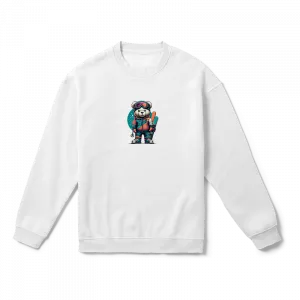 Kayakçı Ayıcık Oversize Sweatshirt Ürün Görseli