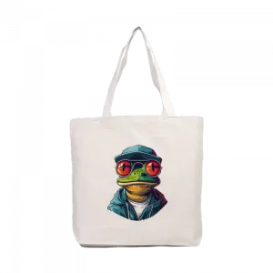 Frog Boy Kanvas Çanta Ürün Görseli