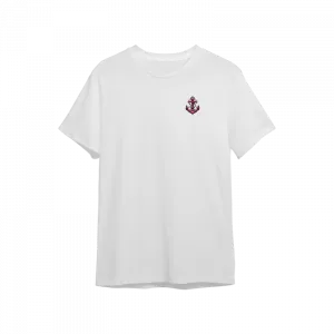 Kalpli Kırmızı Çapa Oversize Tshirt  Ürün Görseli